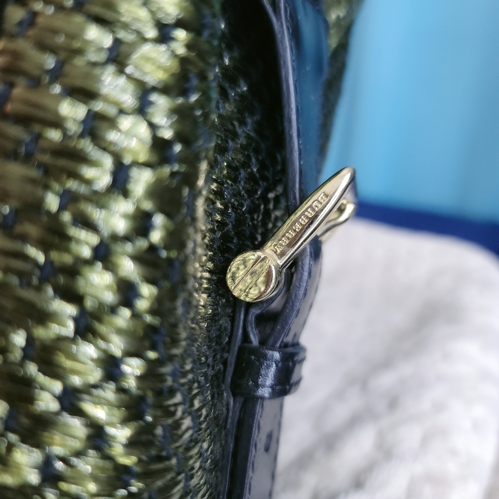 Burberry Asparagus Satchel Handbag - Picture 5 of 9